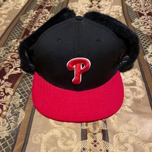 COPY - Super cute Red & Black authentic New Era P Phillies hat 🧢 🙂